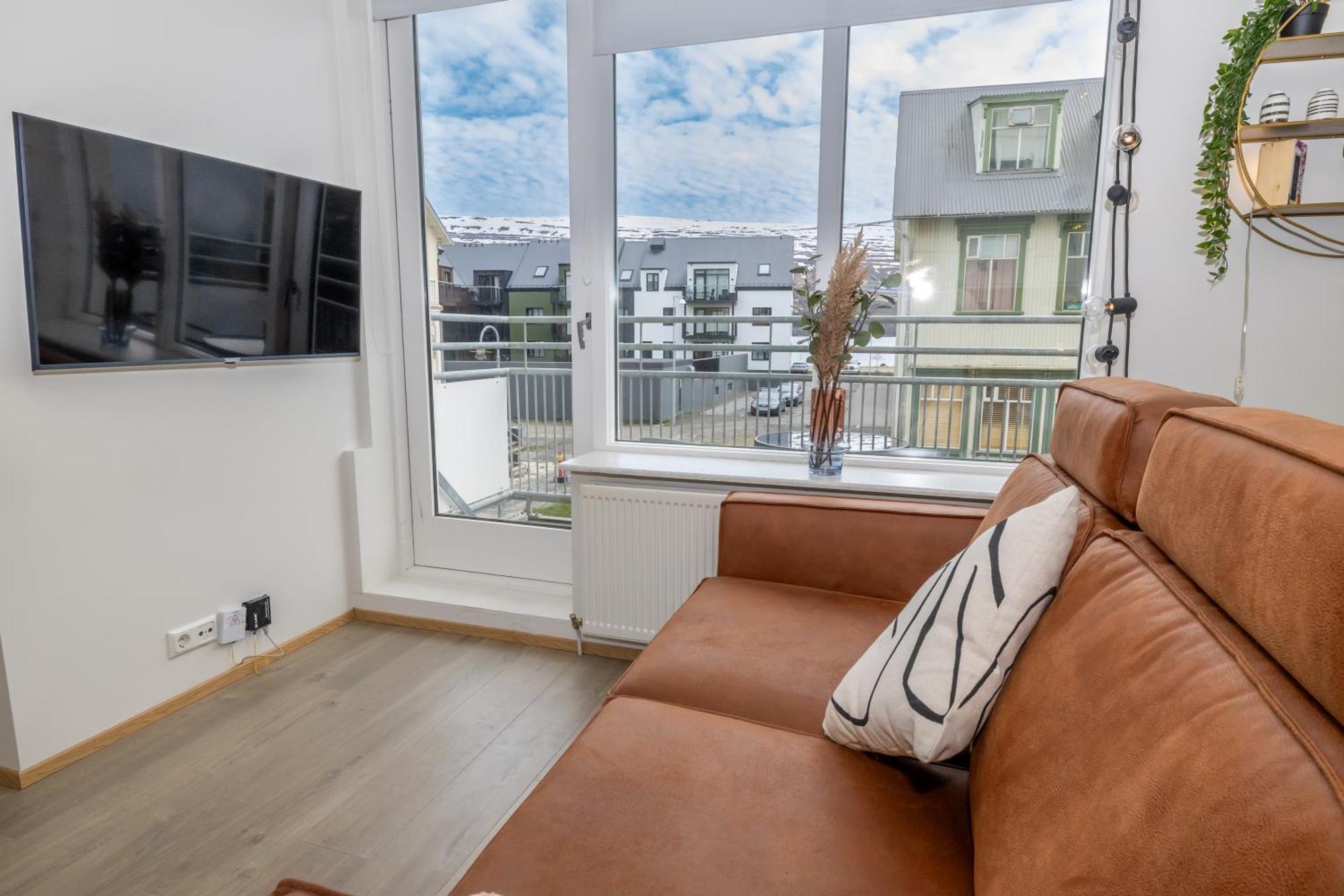 Charming Deluxe Apartment Акурейри Стая снимка